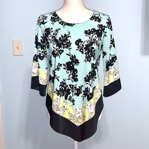 Alfani Chiffon Blouse floral